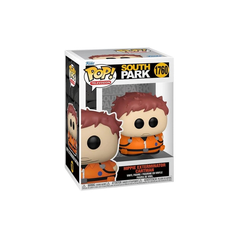 figurina funko pop tv south park hippie exterminator cartman 7.6cm