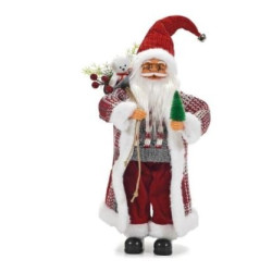 figurina general trade 421021 babbo natale 60cm multicolore
