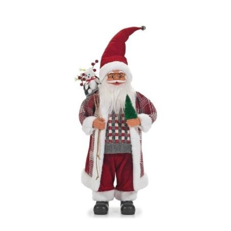 figurina general trade 421022 babbo natale 90cm multicolore
