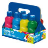 Schoolpack 8 flaconi tempera pronta acrilica 250ml colori assortiti