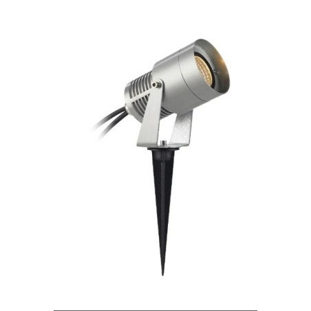 faretto markslojd garden24 led 3w ip44 3000k classe e argento [107713]