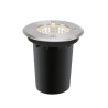 faretto esterno garden24 led 6.2w ip44 3000k classe f acciaio e nero