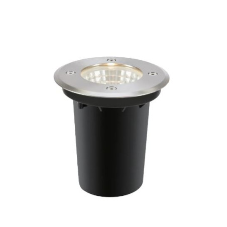 faretto esterno garden24 led 9w ip44 3000k classe f acciaio e nero