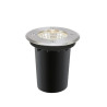 faretto esterno garden24 led 9w ip44 3000k classe f acciaio e nero