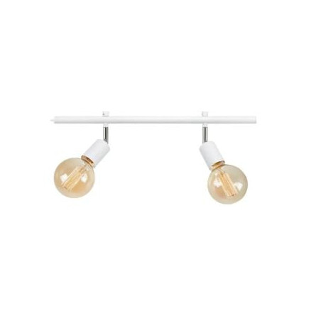 faretto markslojd expand 2xe27 15w ip20 50cm bianco [107513]