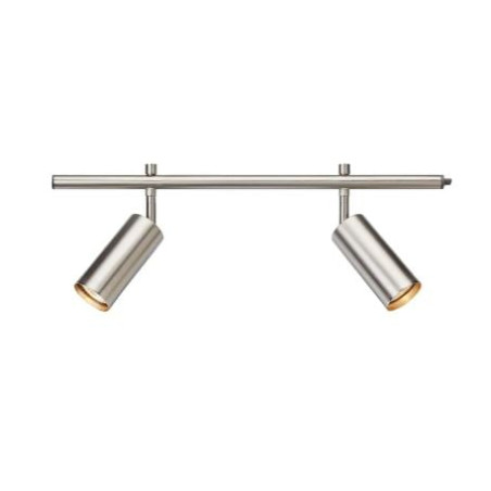 faretto cilindro markslojd expand 2xgu10 12w ip20 50cm acciaio [107514]