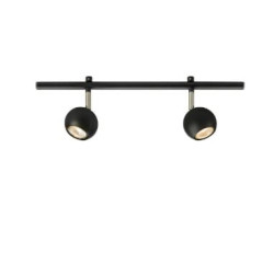 faretto markslojd expand 2xgu10 12w ip20 50cm nero [107971]