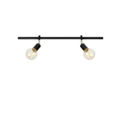 faretto markslojd expand 2xe27 15w ip20 70cm nero [107972]