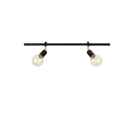 faretto markslojd expand 2xe27 15w ip20 70cm nero [107972]