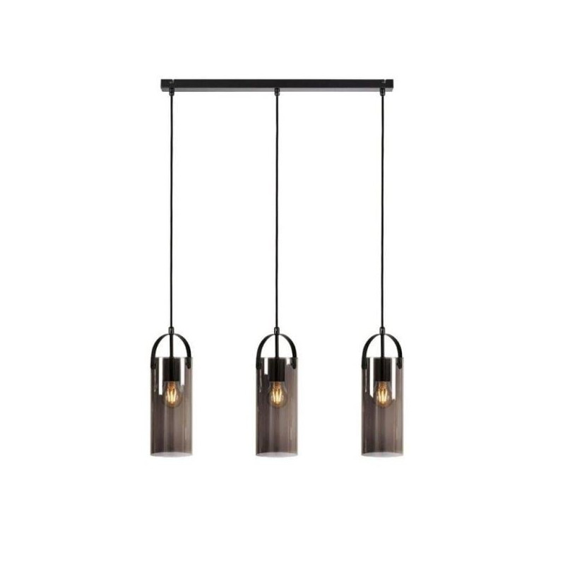 lampada a sospensione a led markslojd glory 3xe27 ip20 230v 15w nero