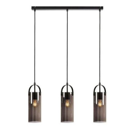 lampada a sospensione a led markslojd glory 3xe27 ip20 230v 15w nero