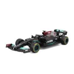 modellino maisto mercedes f1 car 2021 lewis hamilton rc 1:24 multicolore