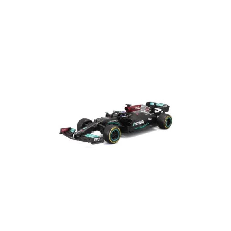 modellino maisto mercedes f1 car 2021 lewis hamilton rc 1:24 multicolore