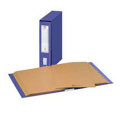 classificatore king mec numerico 12 blu 23x32cm, dorso 7cm [00011304]