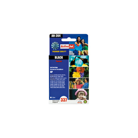 cartuccia activejet ah-337r compatibile per hp no.337 nero [expacjahp0084]