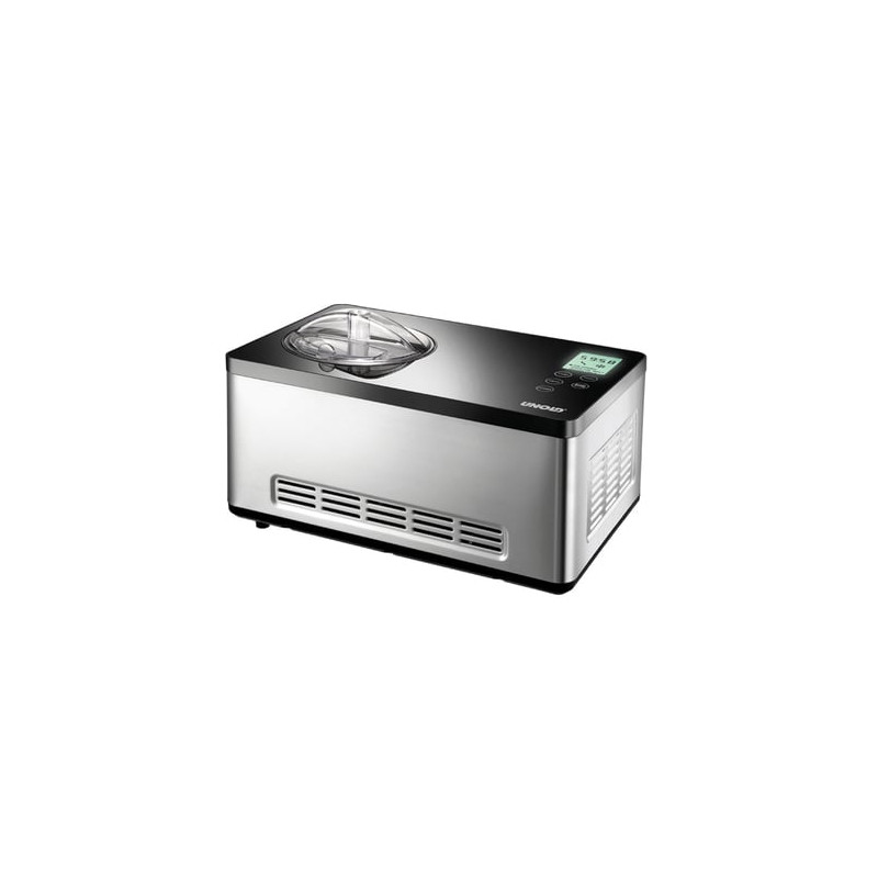 gelatiera unold gusto 48845 2 l, nero grigio