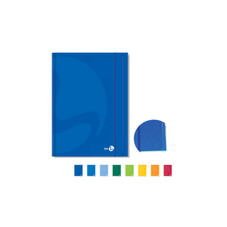 Cartella 3 lembi c/elastico 255x350mm color bm [0108968]