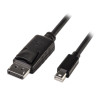 cavo mini displayport lindy su dp nero 2m [41646]