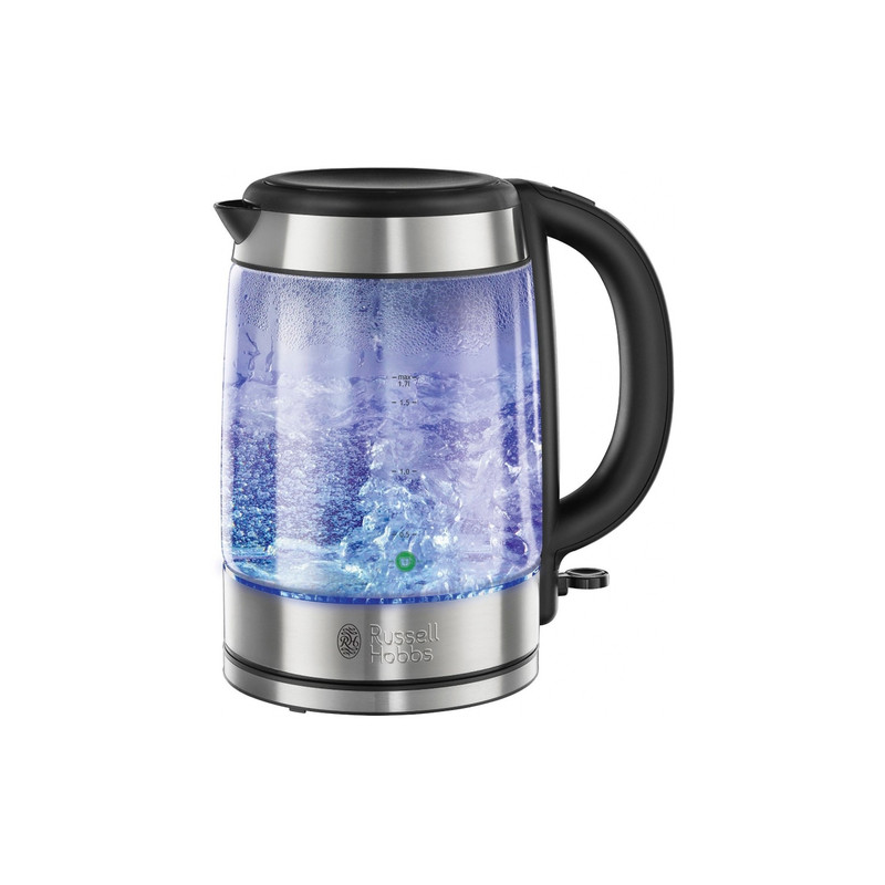 bollitore russell hobbs 21600-57 1,7l vetro argento [21600-57]