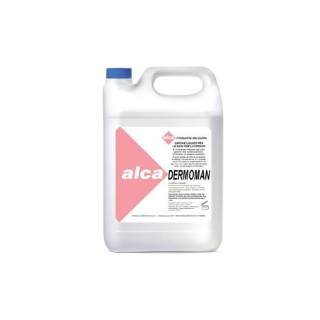 sapone liquido 5lt per sporco medio dermoman alca [alc578]