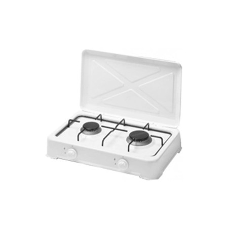 fornello a gas smile 2 fornelli kn-02/1 bianco [hksmikgkn02]