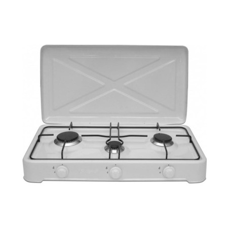 fornello a gas smile 3 fornelli kn-03/1 bianco [hksmikgkn03]