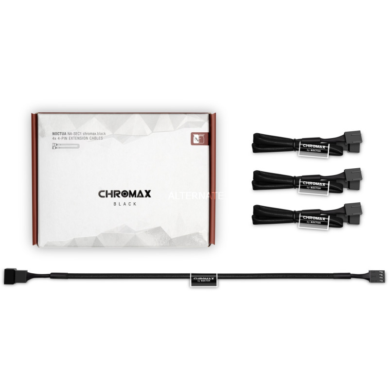 cavo prolunga noctua na-sec1 chromax pwm 4pin nero [na-sec1