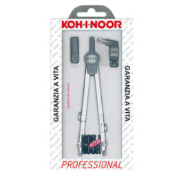 Compasso professional 155mm+allunga telescopica 3pz kohinoor [h9109n]