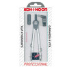 Compasso professional 155mm+allunga telescopica 3pz kohinoor [h9109n]