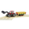 veicolo trattore bruder case ih optum 300cvx 1:16 con caricatore