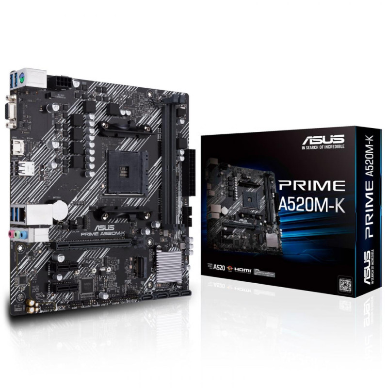 scheda madre asus prime a520m-k (am4) (d) [90mb1500-m0eay0]