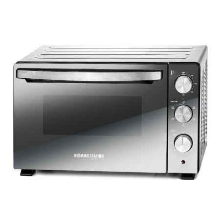 forno elettrico rommelsbacher nero/argento [bgs 1500]