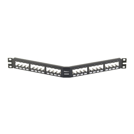 pannello passacavi panduit 1u 24 rj45s nero [cpa24bly]
