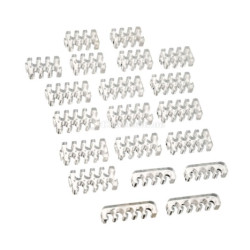 set pettini per cavi silverstone sst-pp09 trasparente [sst-pp09]