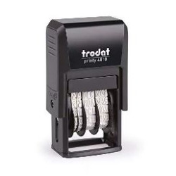 timbro datario trodat autoinchiostrante nero [70383]