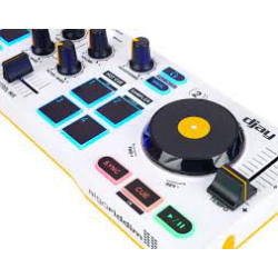 controller dj hercules mix bluetooth per smartphone/tablet bianco