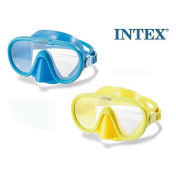 maschera nuoto intex sea scan per bambini giallo/blu (1 pezzo)