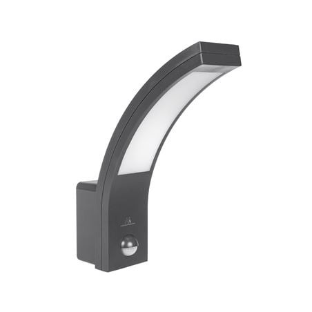 lampada led maclean con sensore di movimento 750lm/10w/grigio [mce244g]