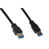cavo di prolunga link usb 3.0 a-a 0.5m m/f nero