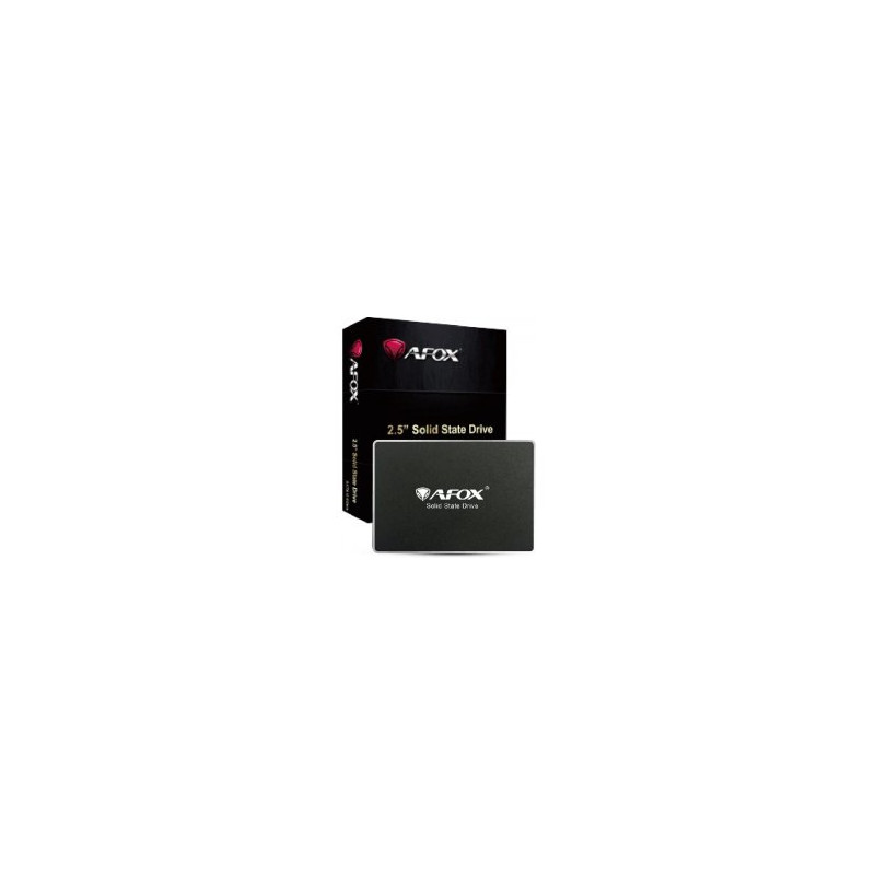 ssd 256gb afox tlc 555/510mb/s 2,5" sataiii nero [sd250-256gn]