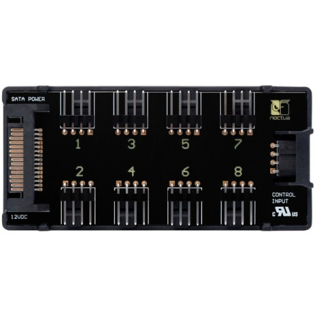controller ventole noctua na-fh1 per ventole pwm a 8 canali nero