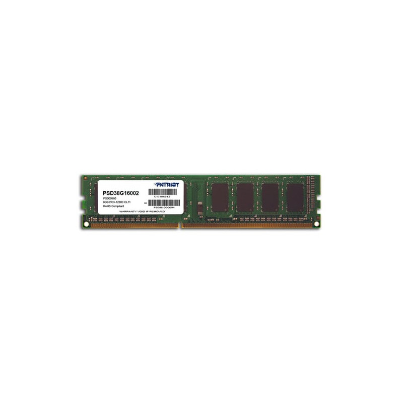 Ram dimm ddr3 8gb patriot psd38g16002 dimm 1333mhz 1x8gb [psd38g16002]