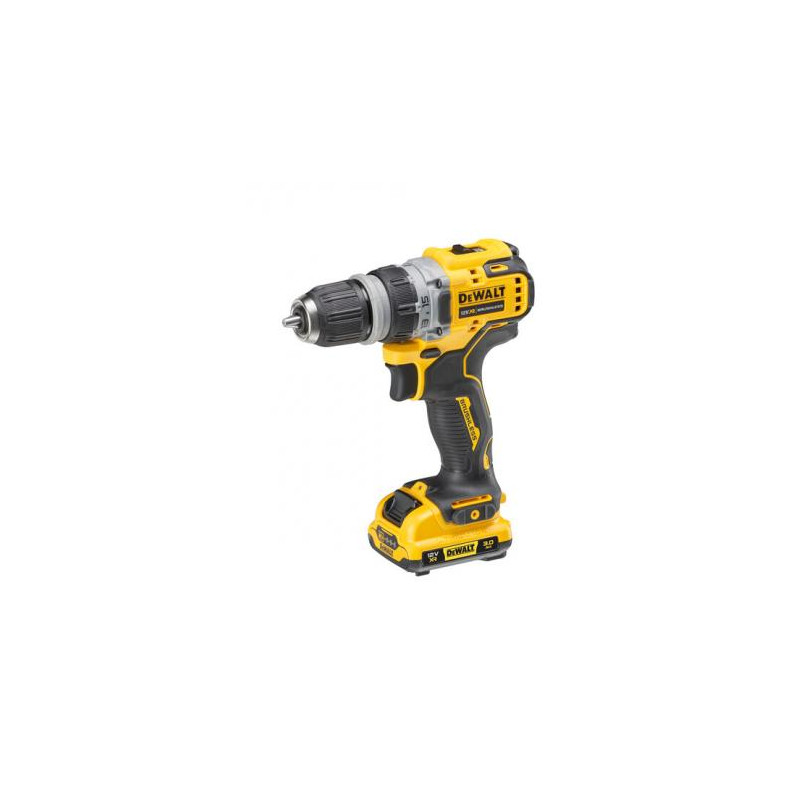 trapano avvitatore dewalt dcd703l2t-qw a percussione 12v a batteria