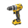 trapano avvitatore dewalt dcd703l2t-qw a percussione 12v a batteria