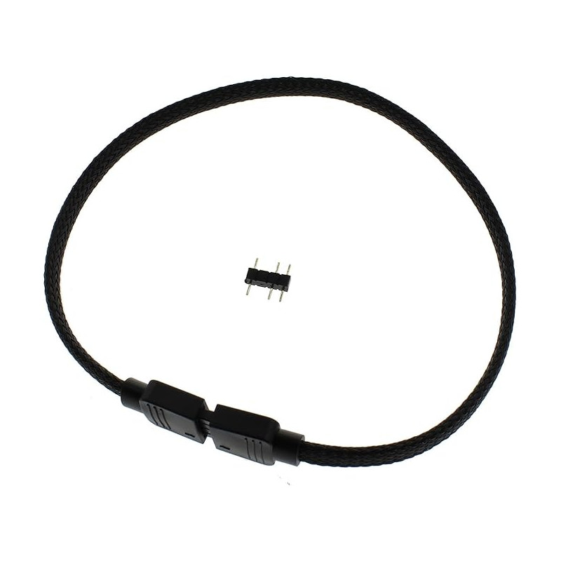cavo prolunga xspc rgb 5v 3pin 30cm nero