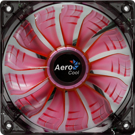 Ventola 140x140 aerocool air force red edition [en51493]