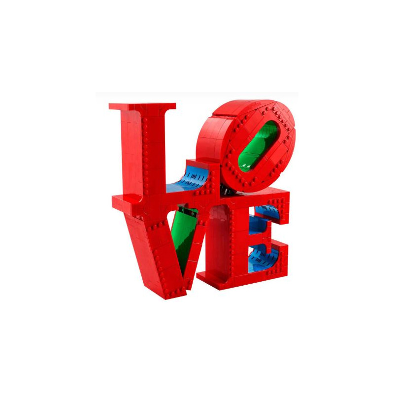 lego art love 18+ 26.2x38.2x11.8cm multicolore 791pz [31214]