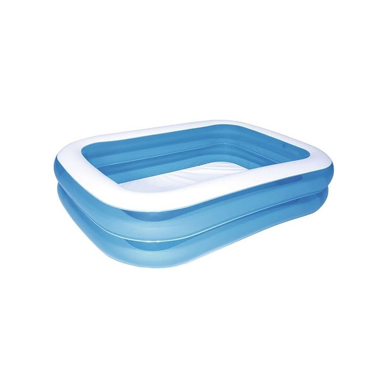 piscina gonfiabile intex rettangolare 203x152x48cm 540l bianco/blu
