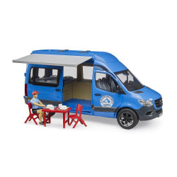 bruder - mb sprinter camper con conducente [02684]