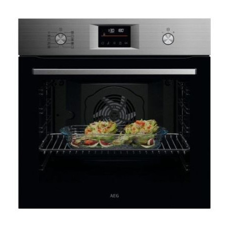 forno ad incasso aeg tu5ab42sm combinato a vapore 56.4cm 72l a+ 2990w